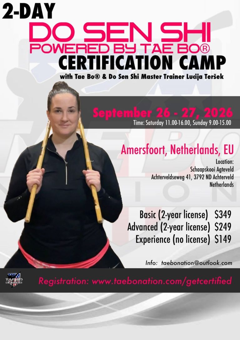 Do Sen Shi powered by Tae Bo® Certification Camp — sport in Barneveld